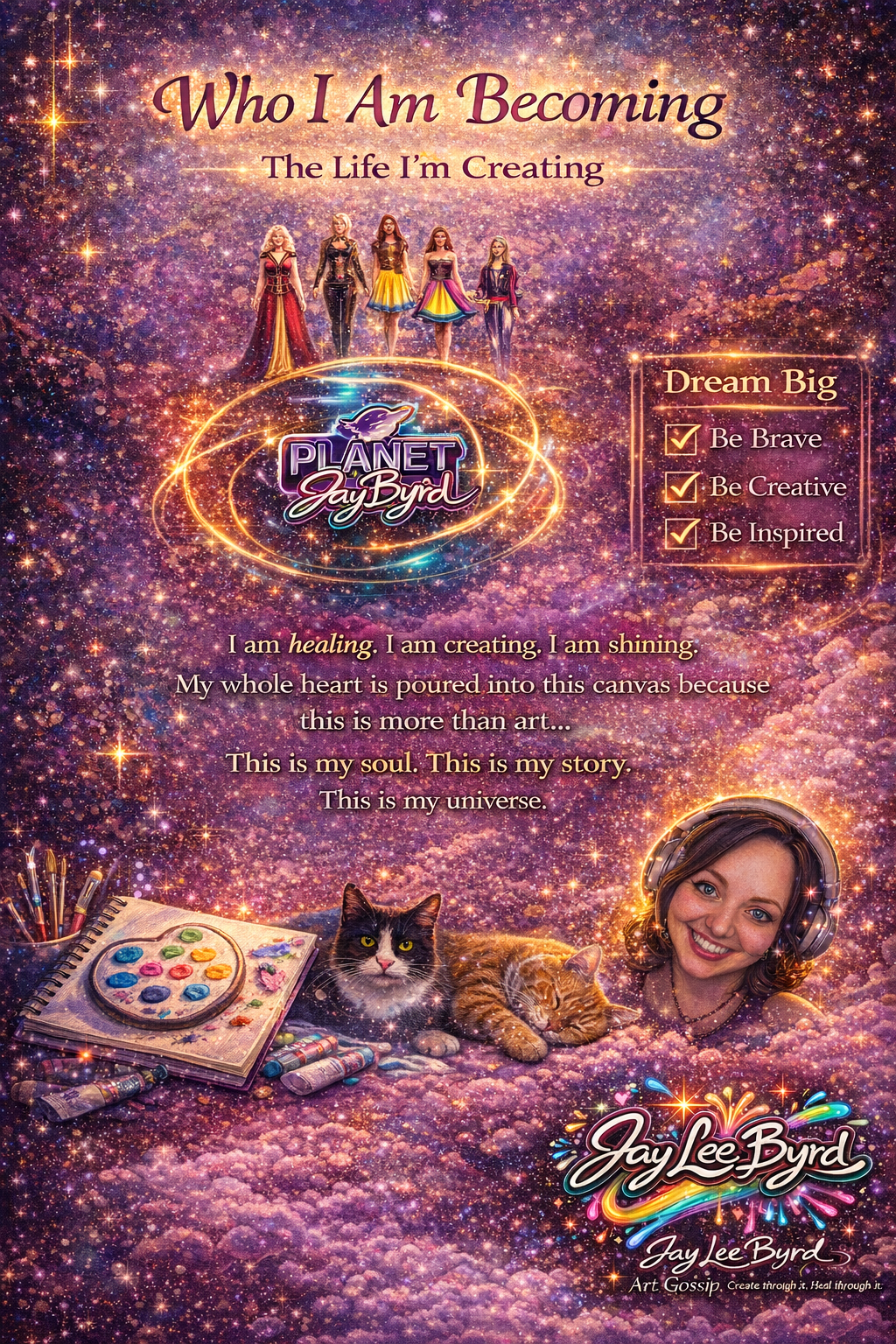 Art Gossip Workbook - Create Through It. Heal Through It (Digital Download) 14.99