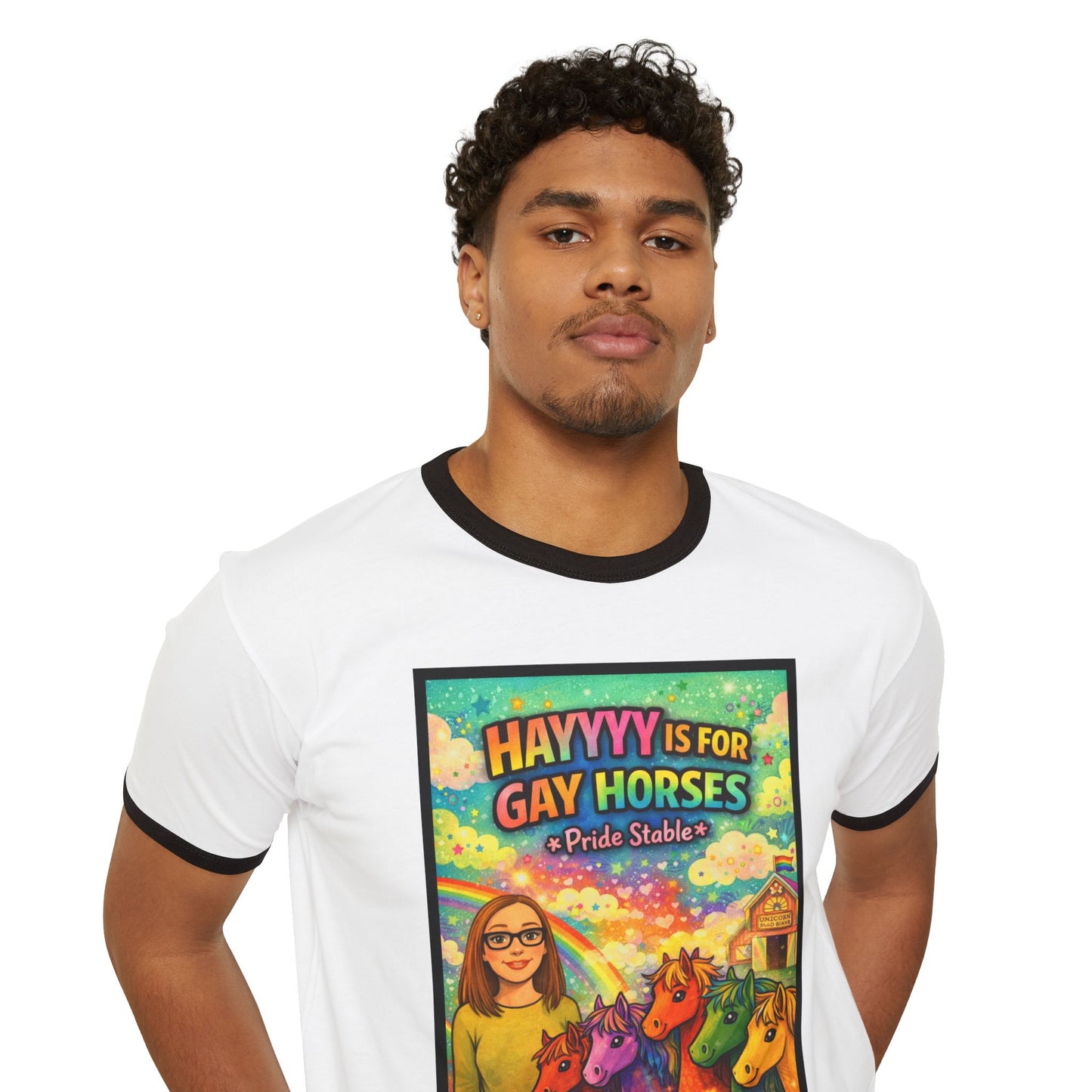Hayyyy! It's for Gay Horses Pride Tee