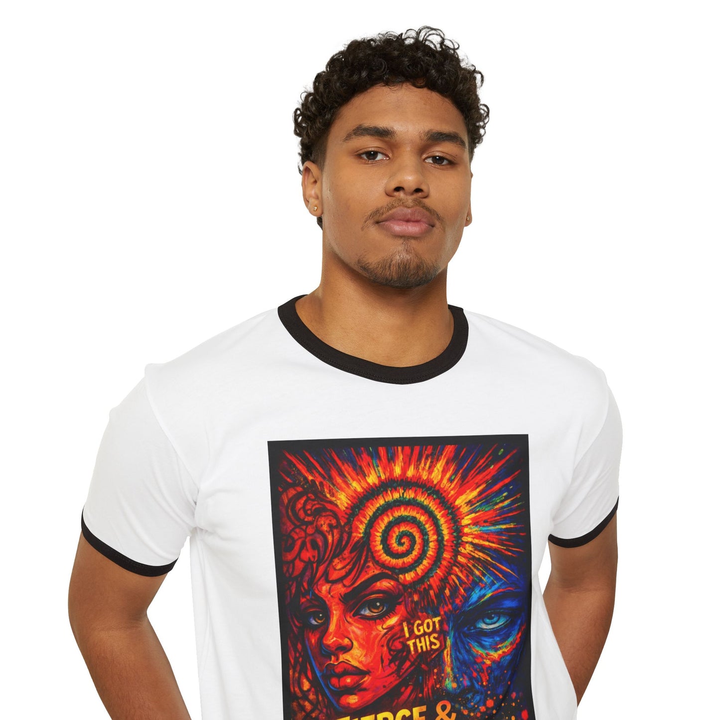 Fierce & Focused Ringer Tee