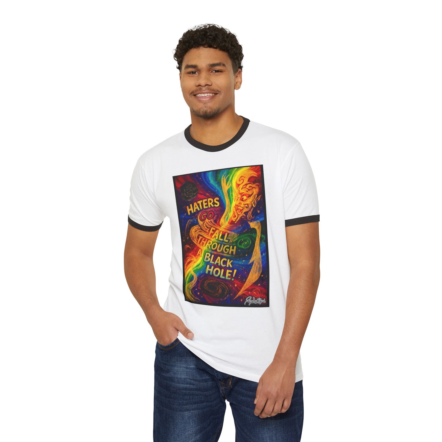 Haters Fall Through Black Hole Tee