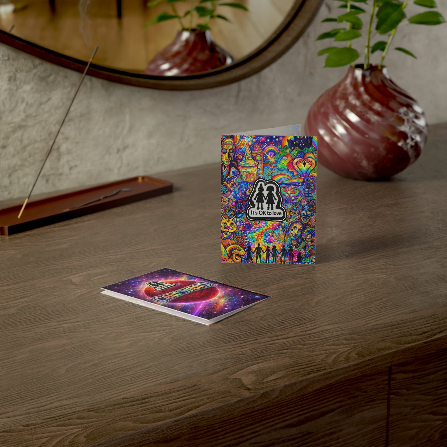 "It's OK to Love and All GOoD" Art Card