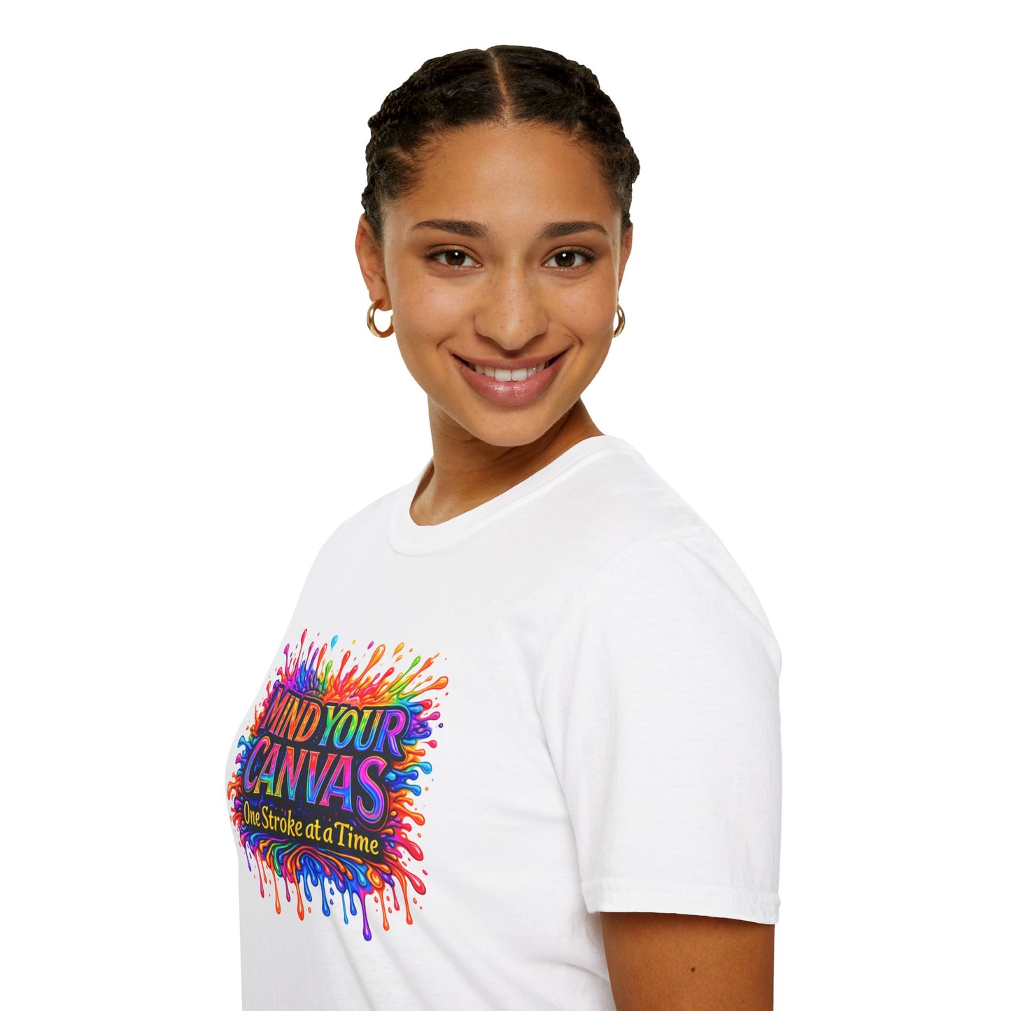 Mind Your Canvas Tee "One Stroke at a Time”