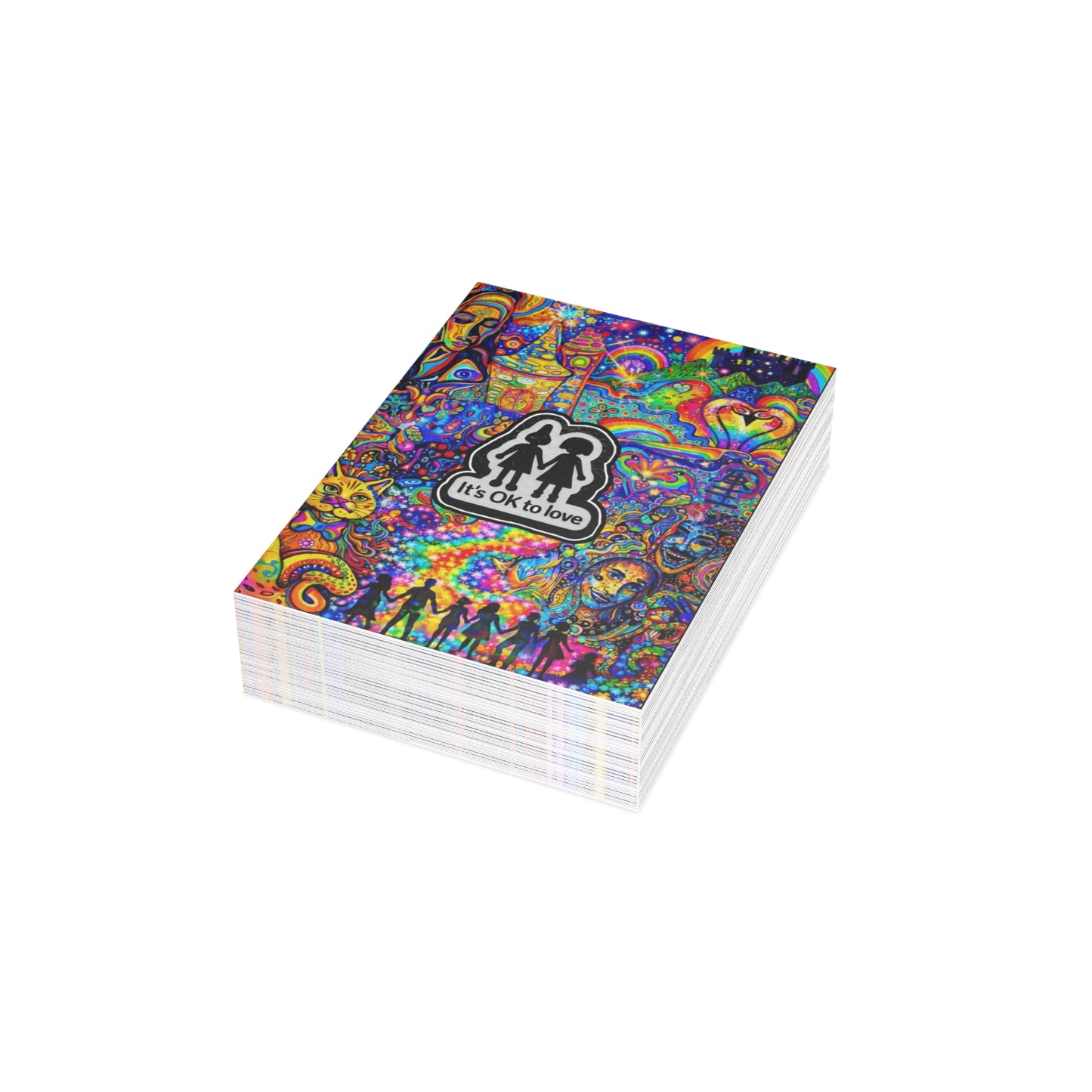 "It's OK to Love and All GOoD" Art Card