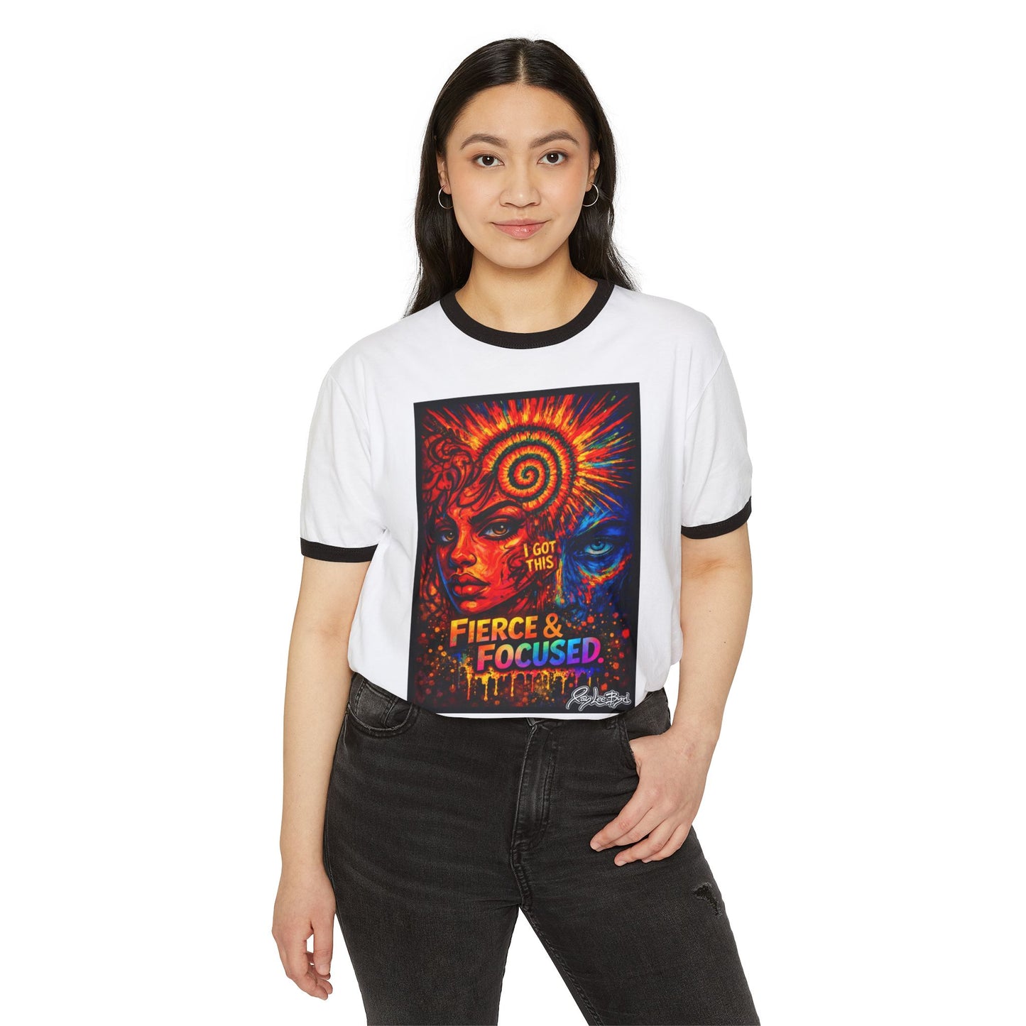 Fierce & Focused Ringer Tee