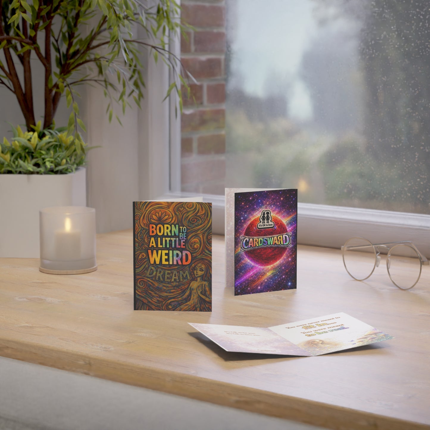 'Born to Be a Little Weird' Art Card
