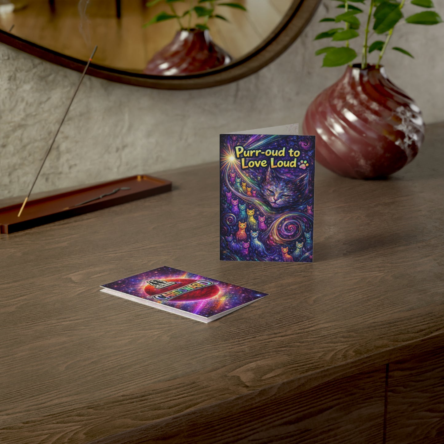 "Purr-oud to Love Loud"Art Card