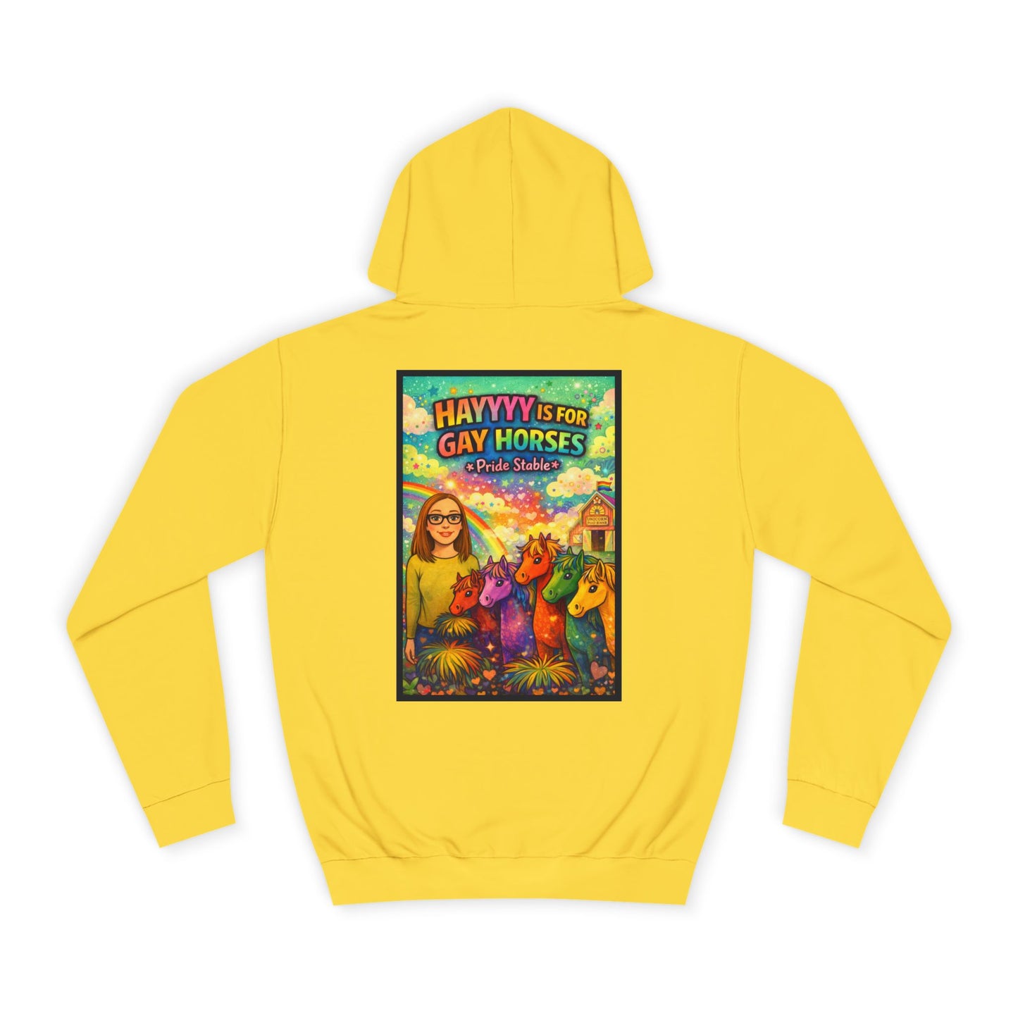"Hayyyy Is for Gay Horses" Hoodie