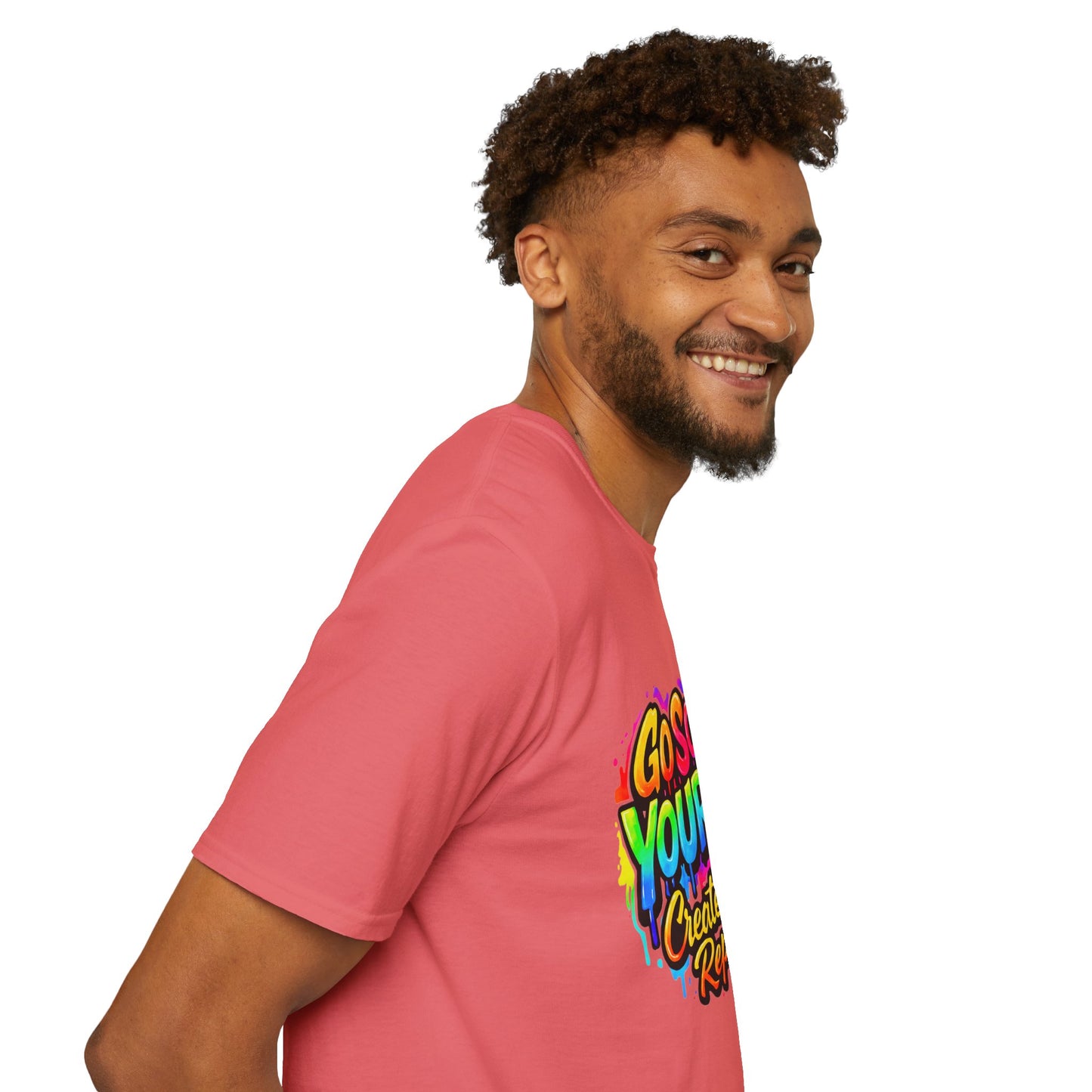 Go Sober Yourself Tee "Create Heal Repeat"