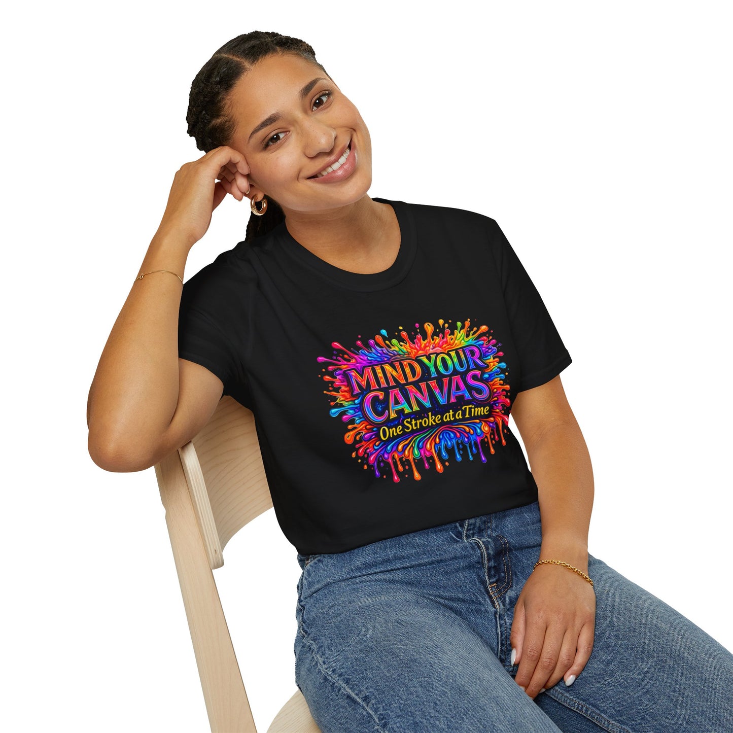 Mind Your Canvas Tee "One Stroke at a Time”