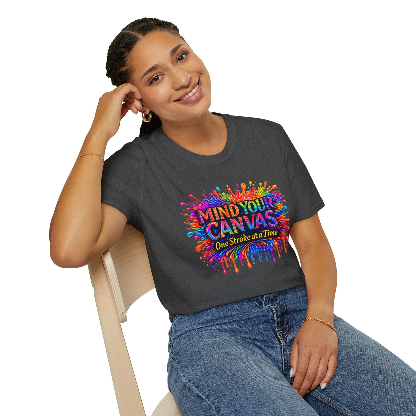 Mind Your Canvas Tee "One Stroke at a Time”
