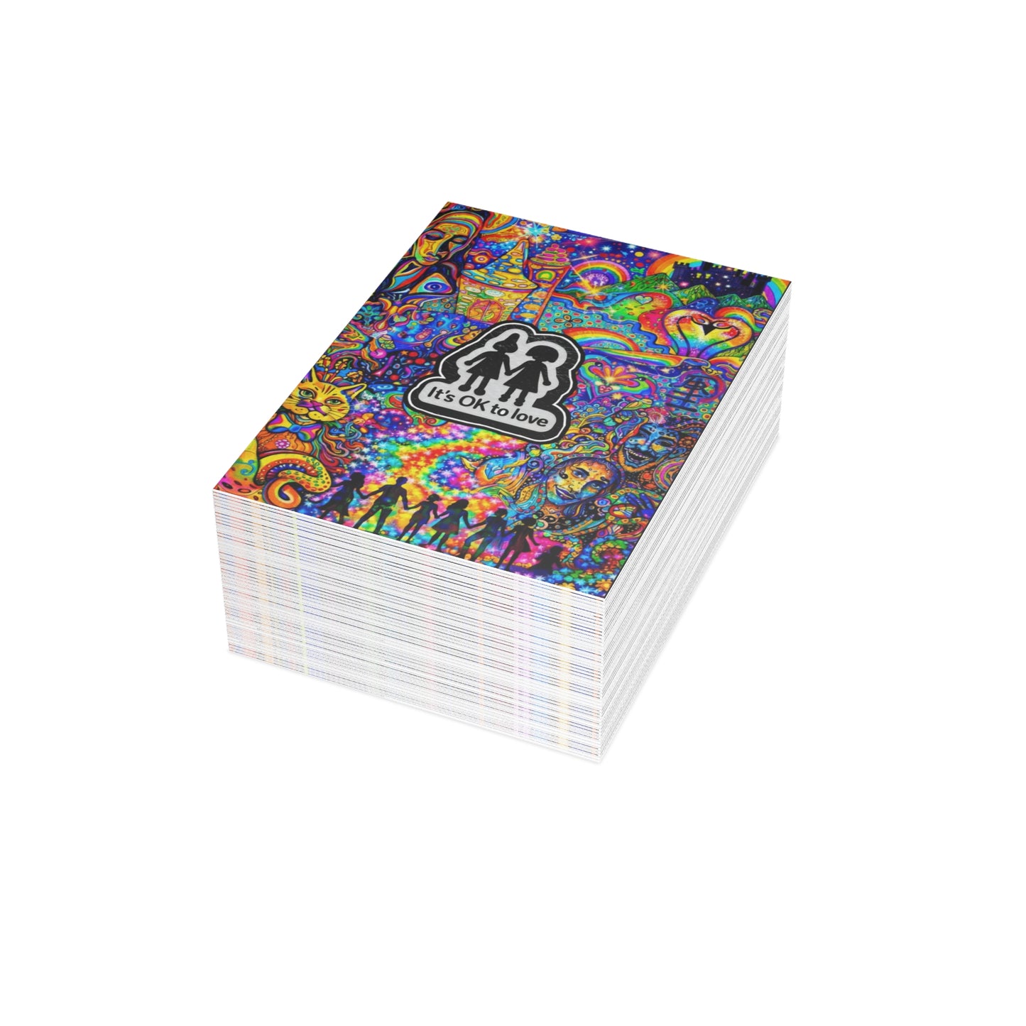 "It's OK to Love and All GOoD" Art Card