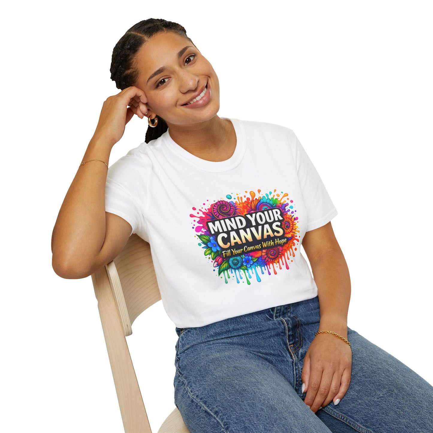 Mind Your Canvas Tee "Fill Your Canvas With Hope"
