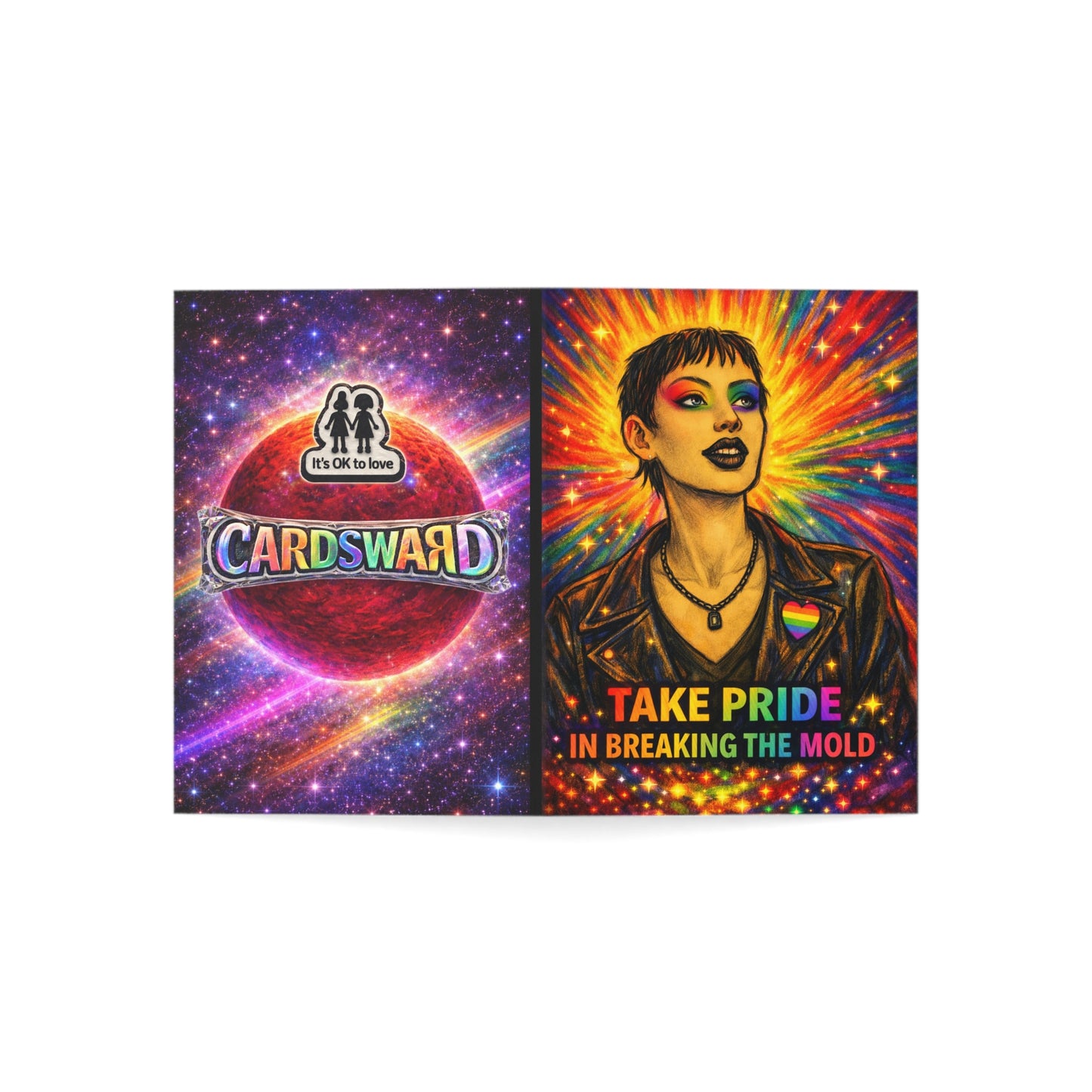 "Take Pride in Breaking the Mold" Art Card