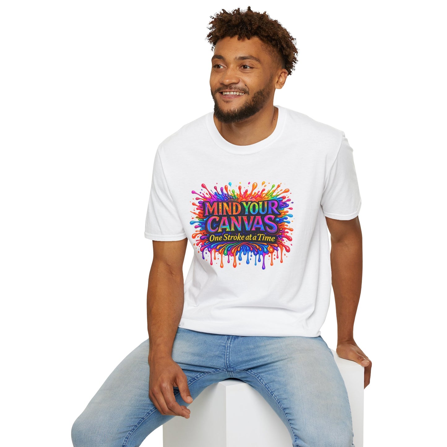 Mind Your Canvas Tee "One Stroke at a Time”