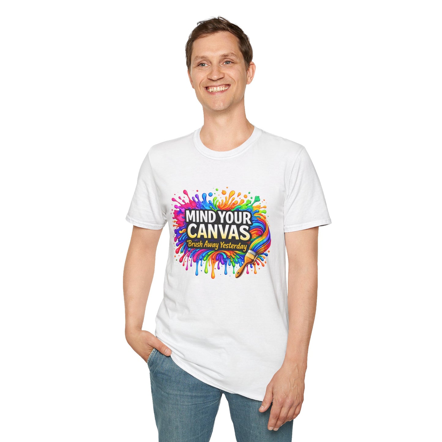 Mind Your Canvas Tee "Brush Away Yesterday"