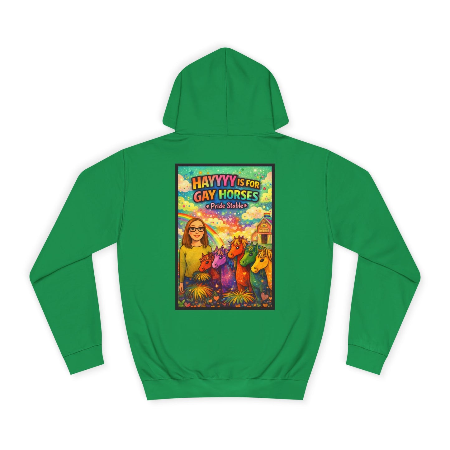 "Hayyyy Is for Gay Horses" Hoodie