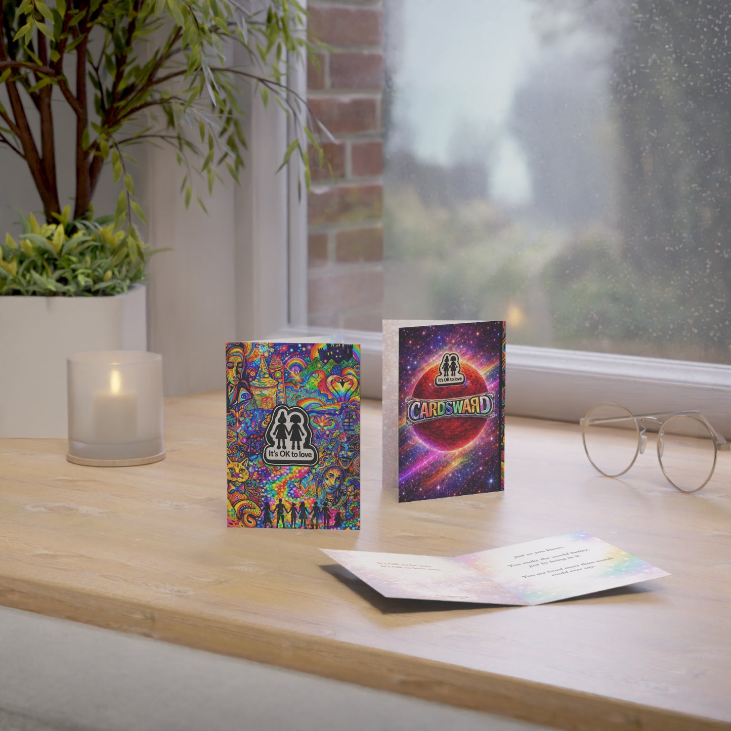 "It's OK to Love and All GOoD" Art Card