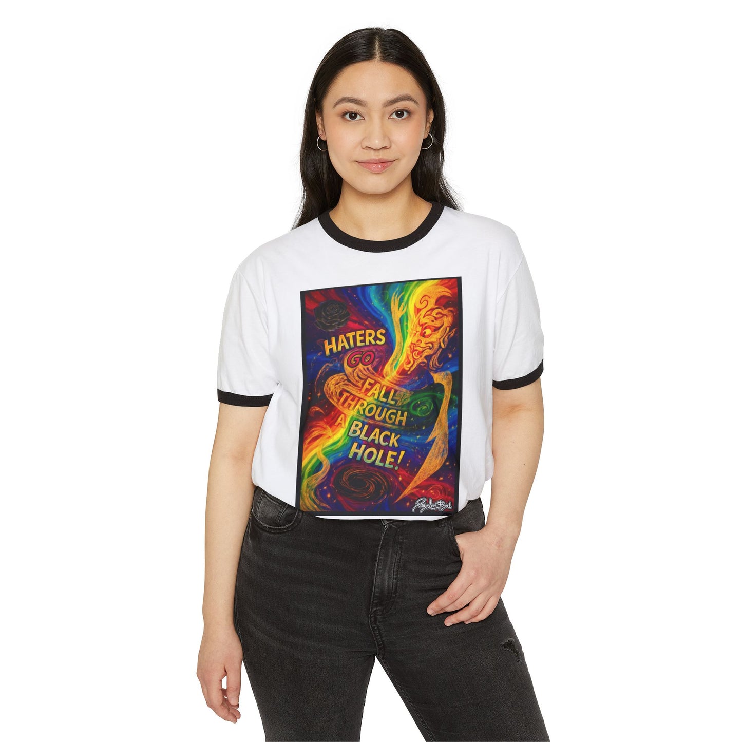 Haters Fall Through Black Hole Tee