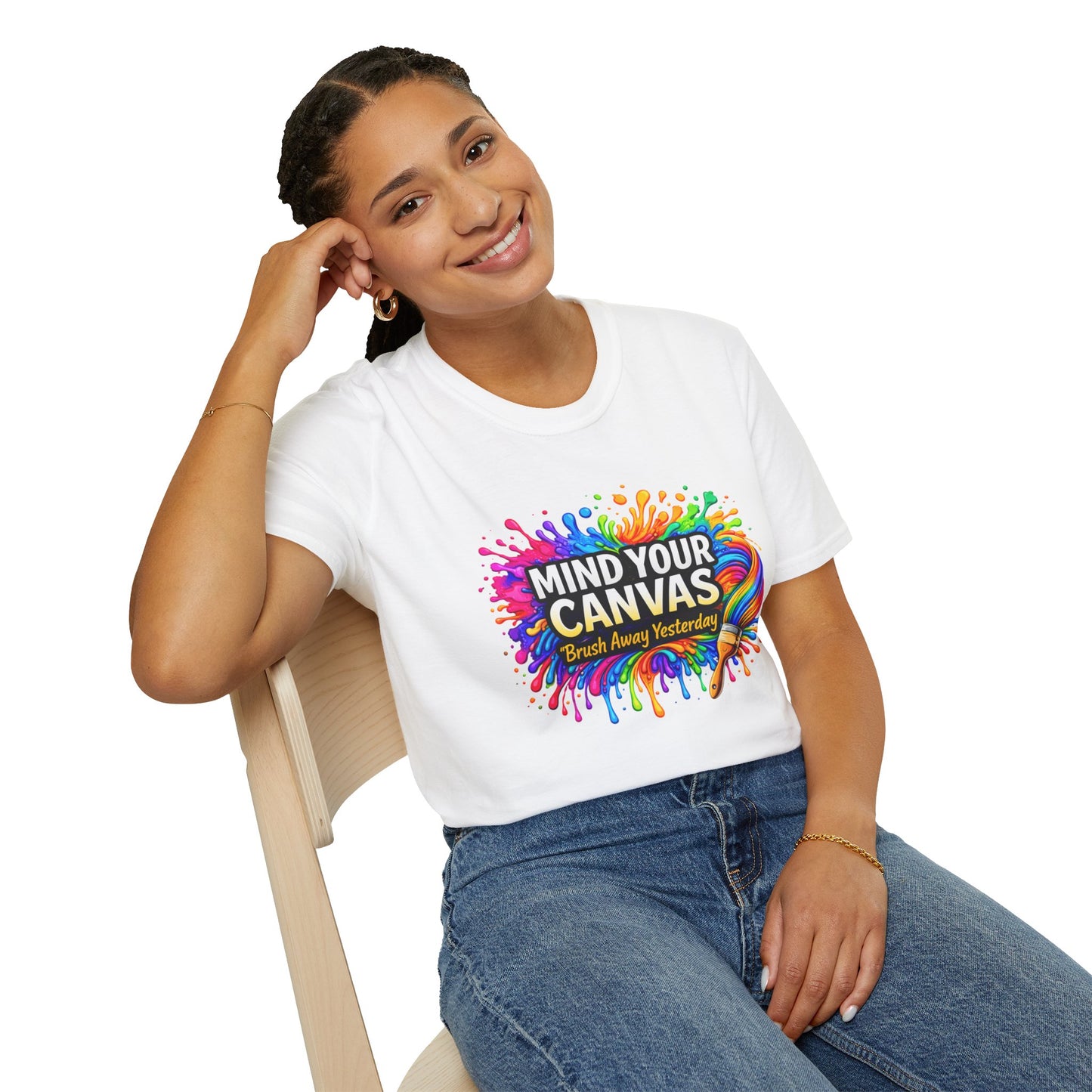 Mind Your Canvas Tee "Brush Away Yesterday"