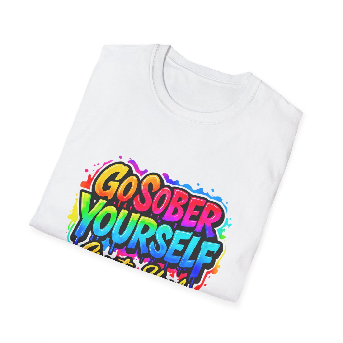 Go Sober Yourself Tee "Create Heal Repeat"