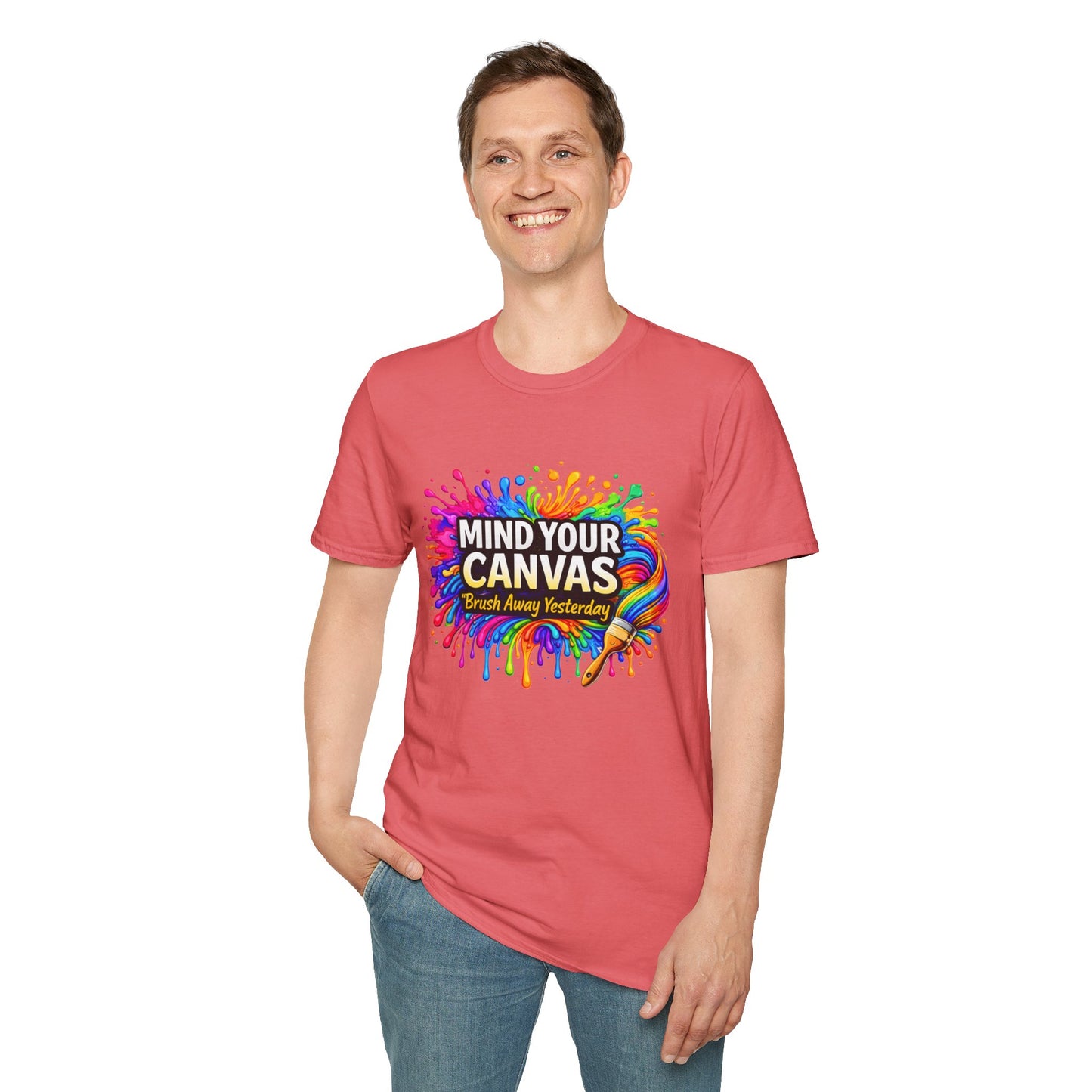 Mind Your Canvas Tee "Brush Away Yesterday"