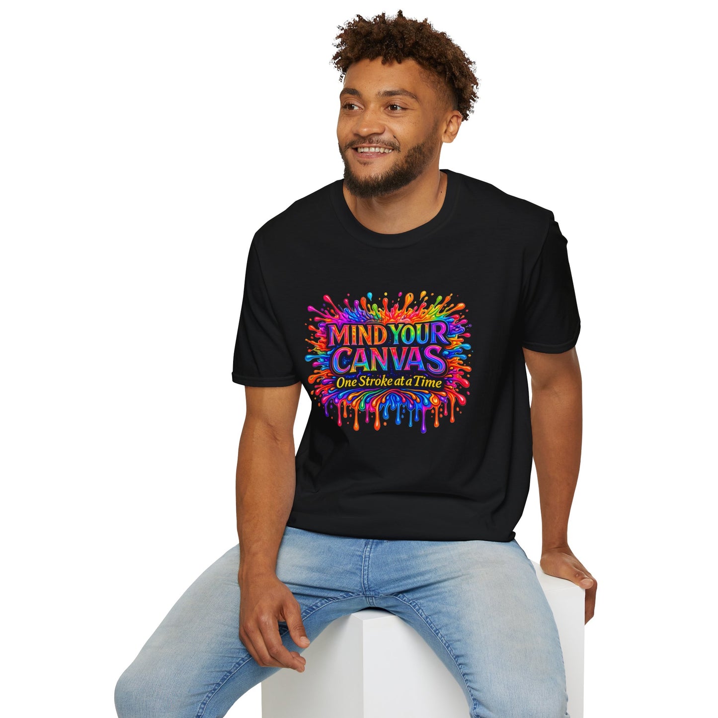 Mind Your Canvas Tee "One Stroke at a Time”