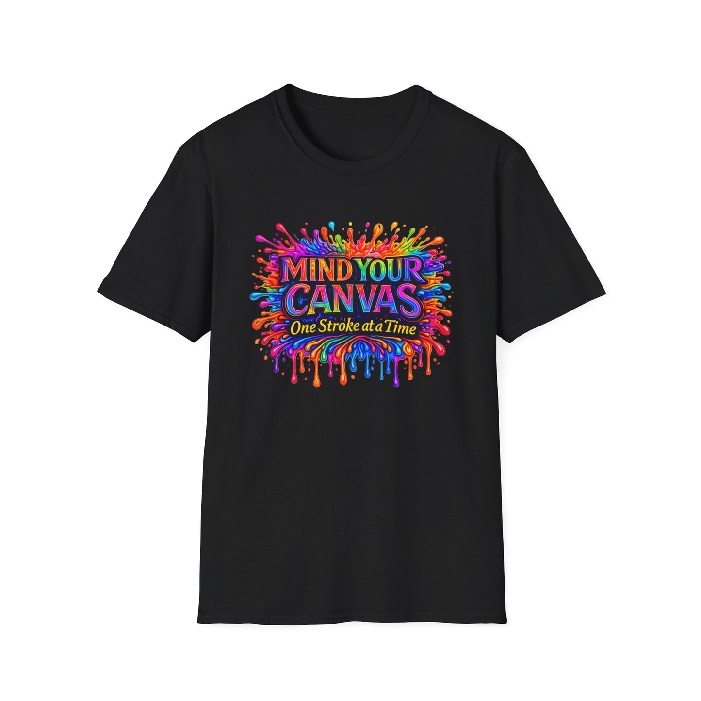 Mind Your Canvas Tee "One Stroke at a Time”