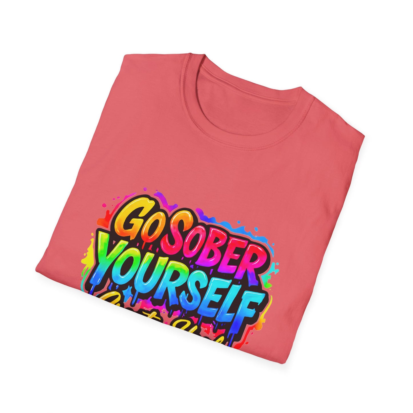 Go Sober Yourself Tee "Create Heal Repeat"