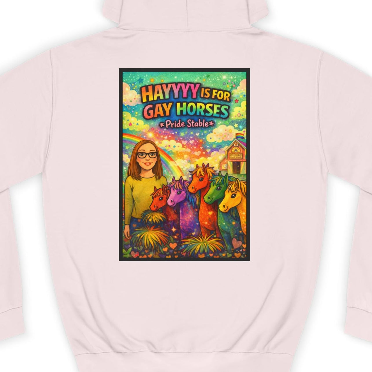 "Hayyyy Is for Gay Horses" Hoodie