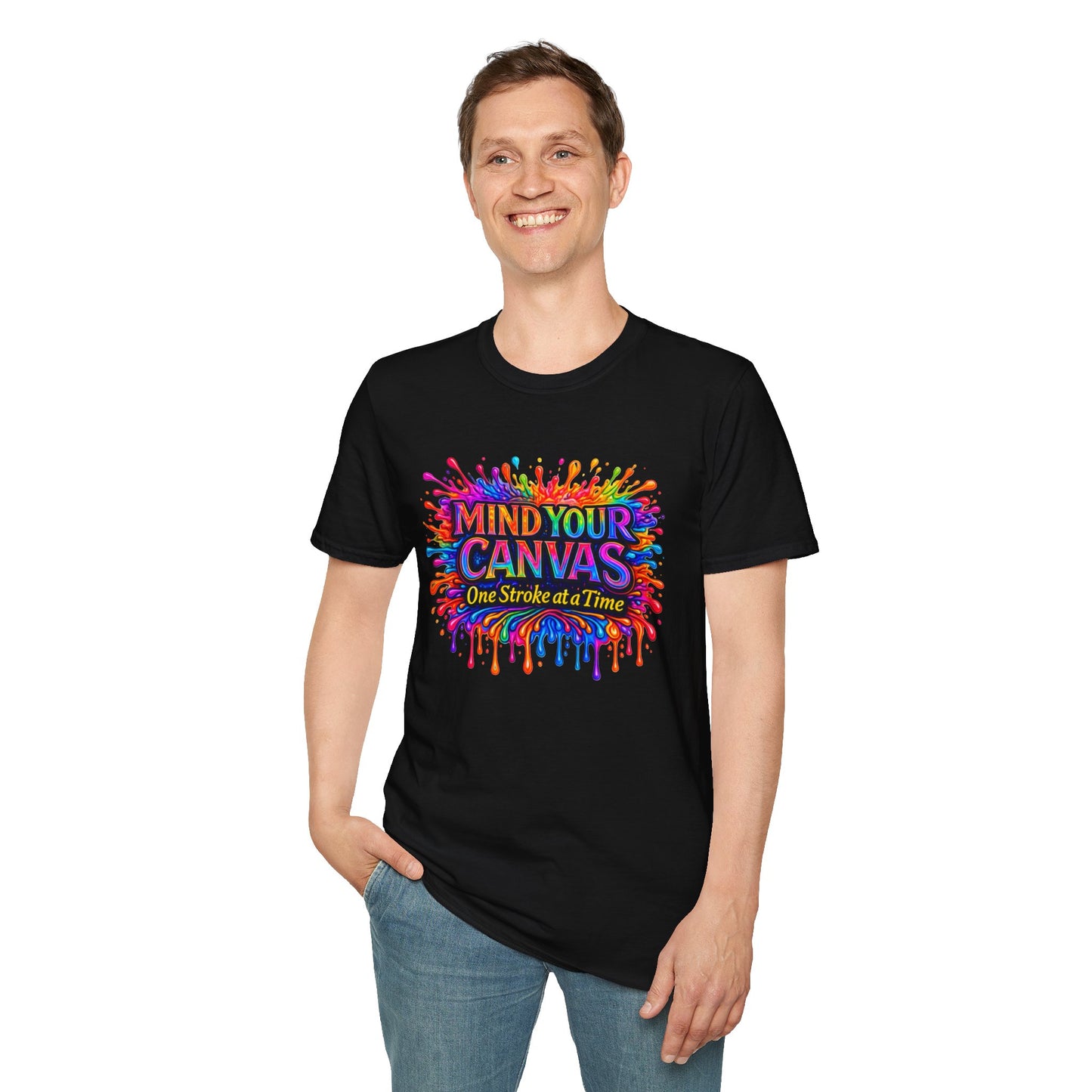 Mind Your Canvas Tee "One Stroke at a Time”