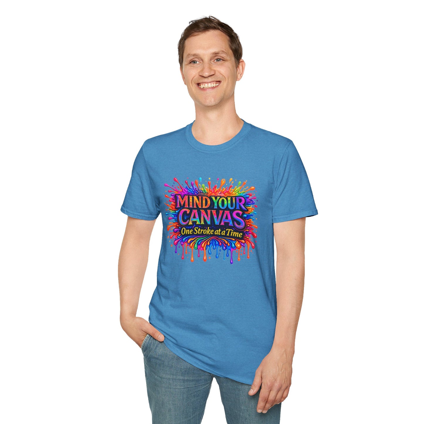 Mind Your Canvas Tee "One Stroke at a Time”