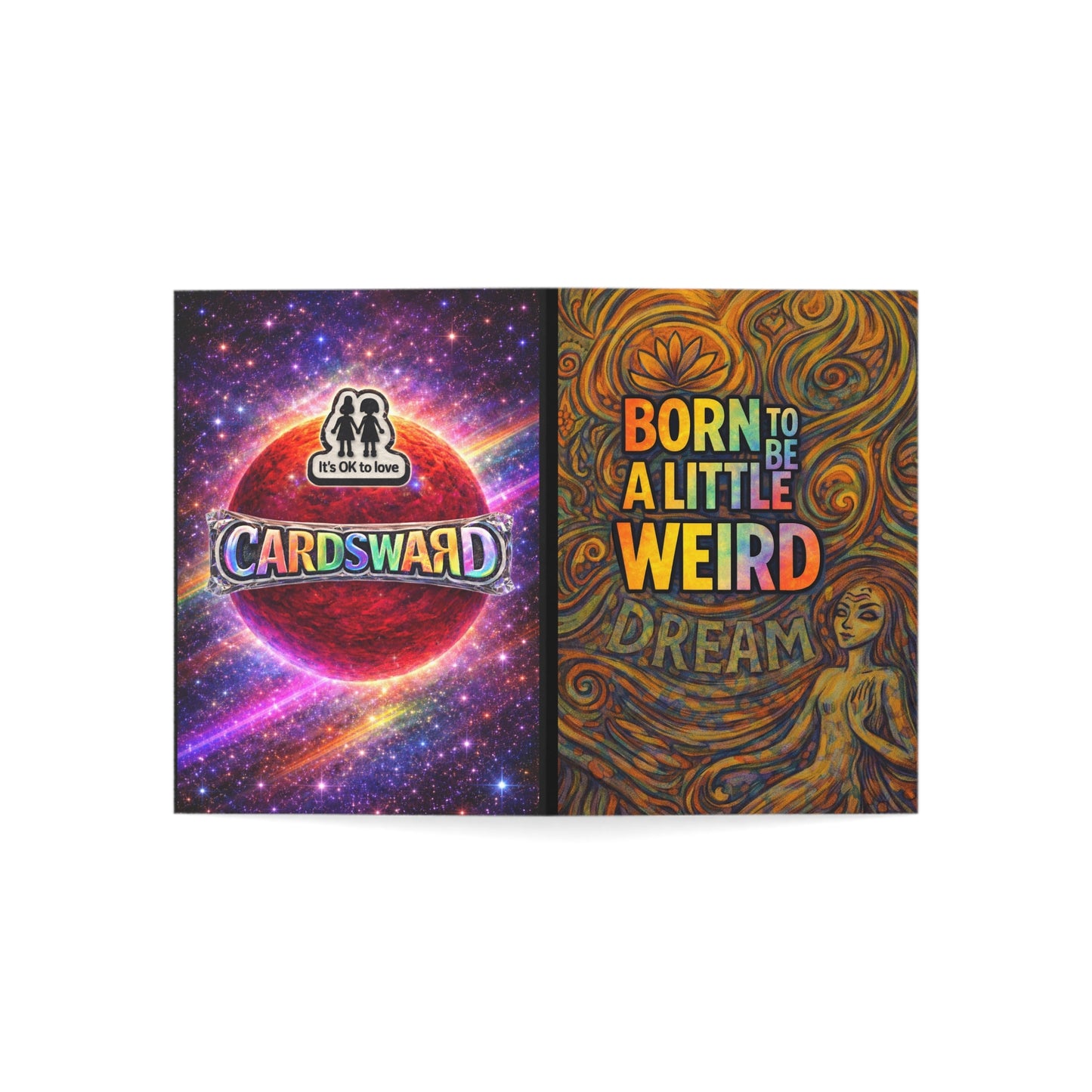 'Born to Be a Little Weird' Art Card