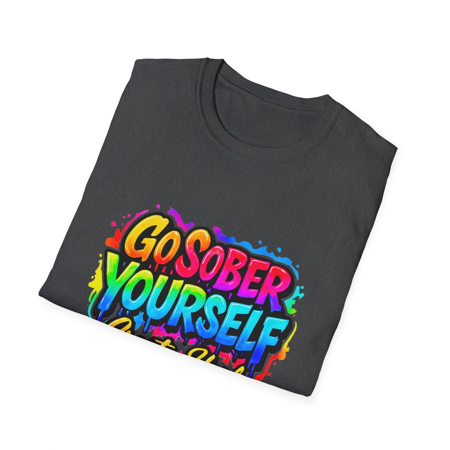 Go Sober Yourself Tee "Create Heal Repeat"