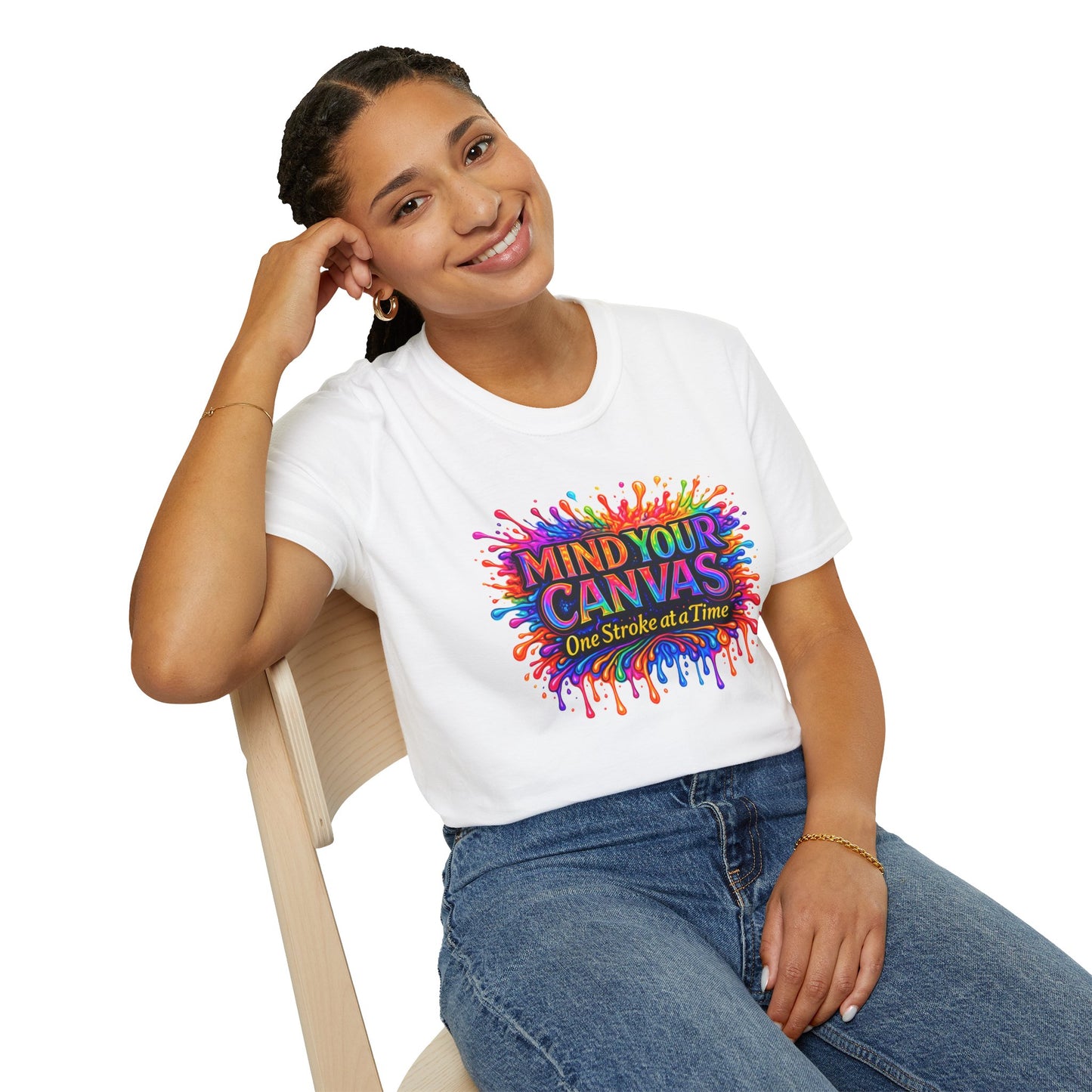 Mind Your Canvas Tee "One Stroke at a Time”