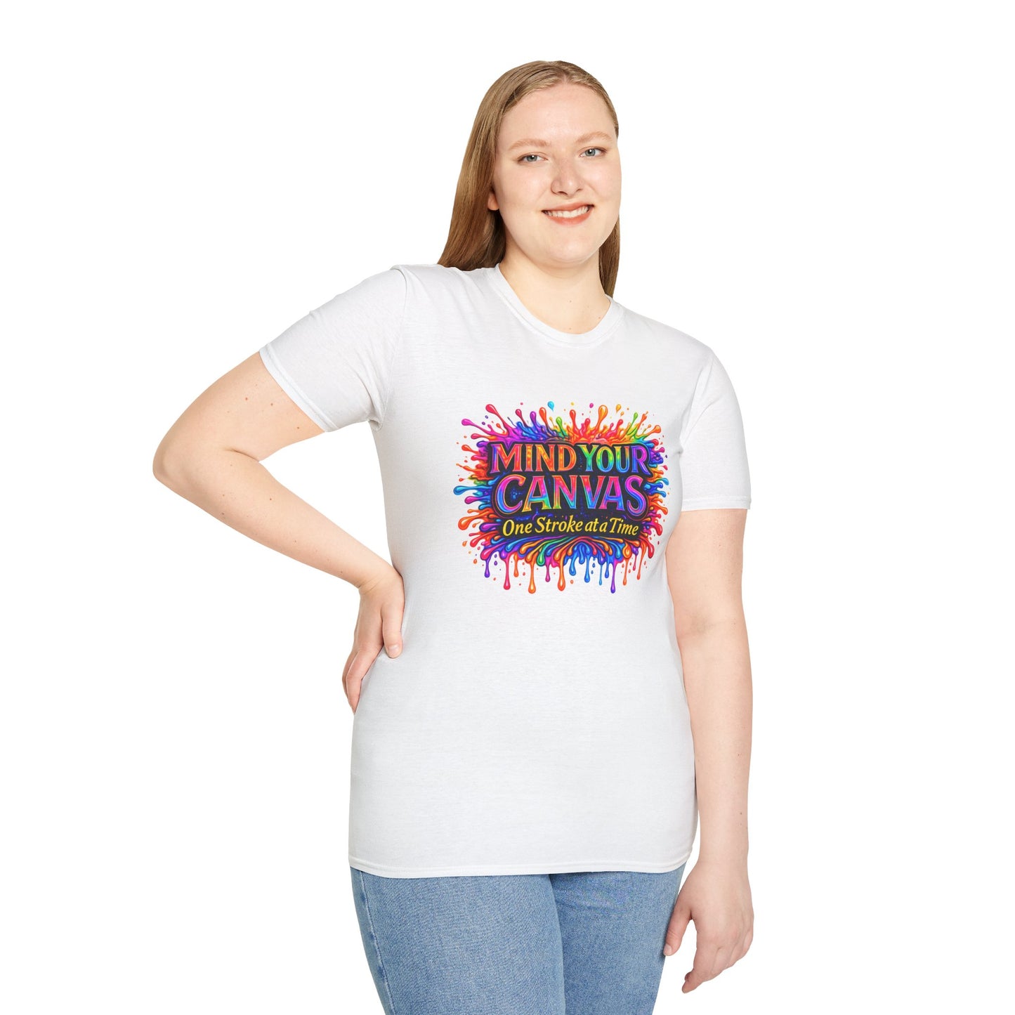 Mind Your Canvas Tee "One Stroke at a Time”