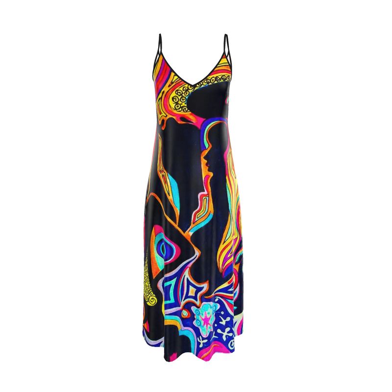 Pulse of the Unseen Slip Dress
