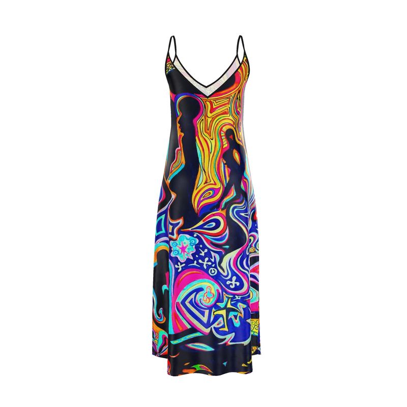 Pulse of the Unseen Slip Dress