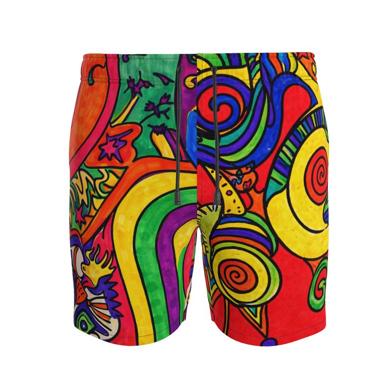 3D Harmony Mens Swimming Shorts