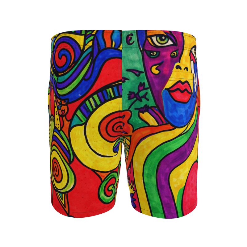 3D Harmony Mens Swimming Shorts
