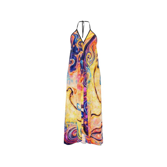 Tears of The Infinite Halterneck backless dress