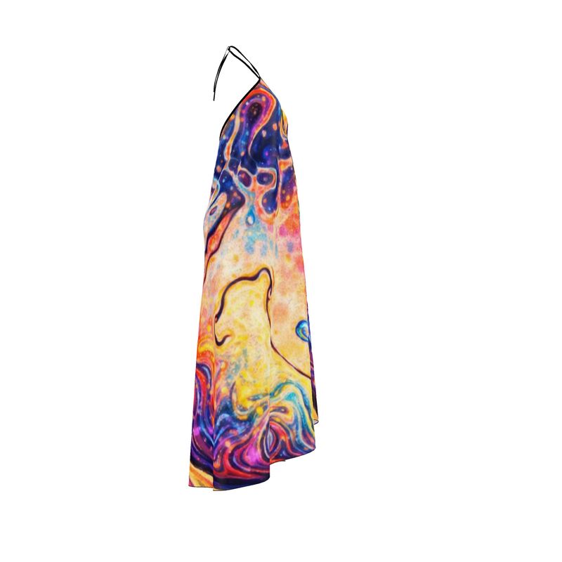 Tears of The Infinite Halterneck backless dress