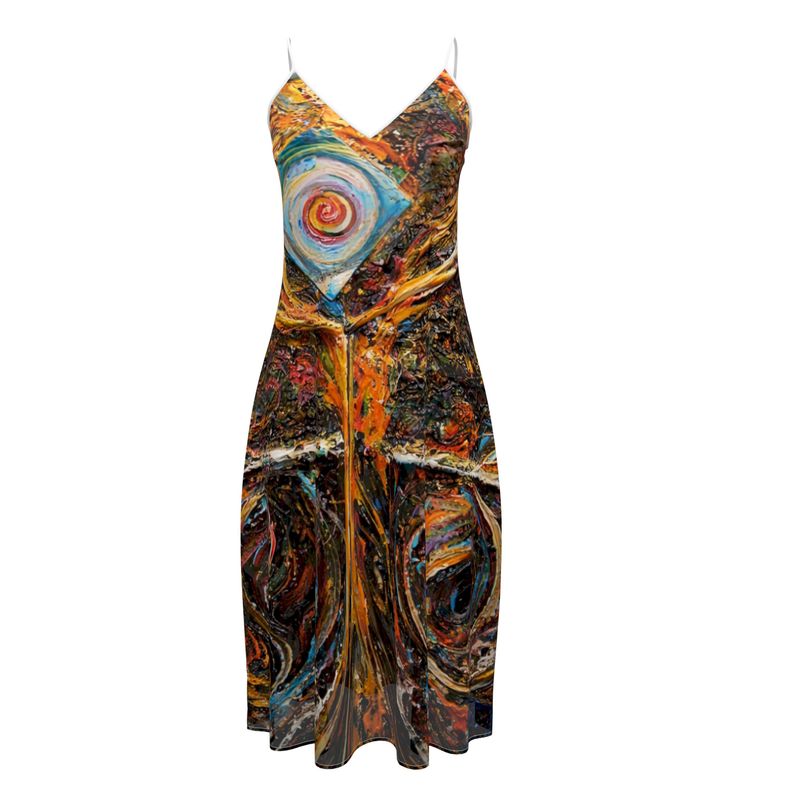 Eye of Ira Sleeveless Midi Dress