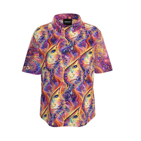Tears of The Infinite Mens Silk Short Sleeve Shirt
