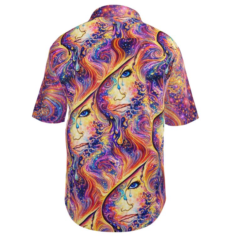 Tears of The Infinite Mens Silk Short Sleeve Shirt