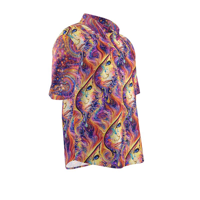 Tears of The Infinite Mens Silk Short Sleeve Shirt