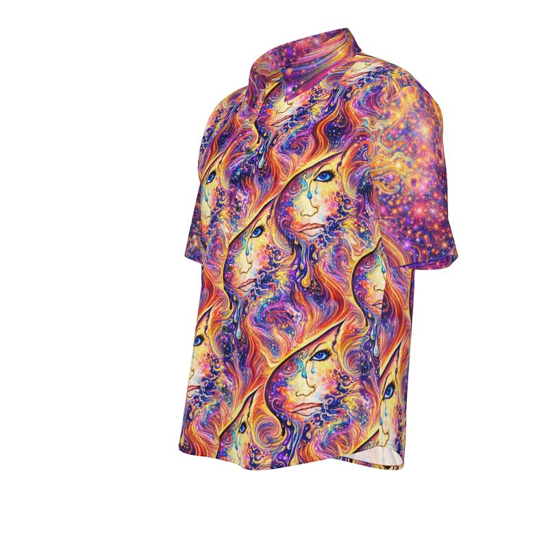Tears of The Infinite Mens Silk Short Sleeve Shirt