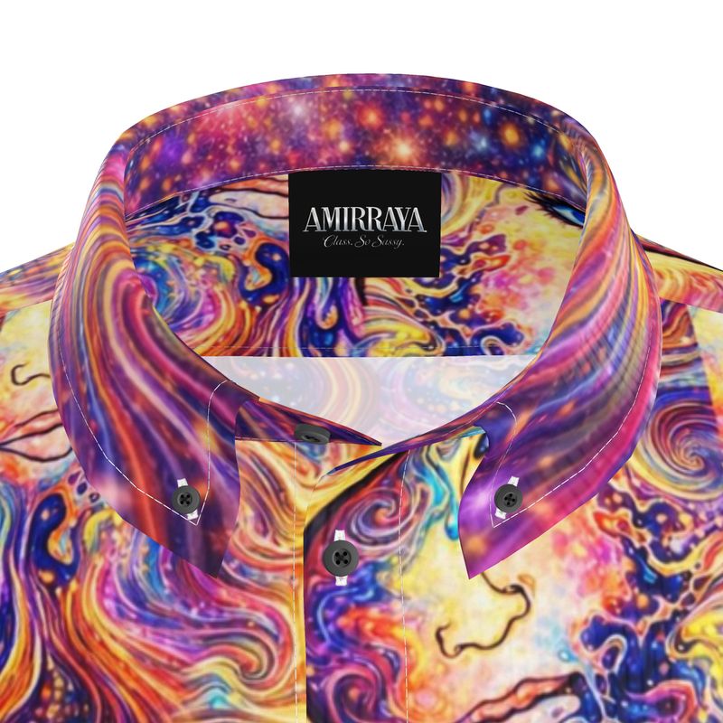 Tears of The Infinite Mens Silk Short Sleeve Shirt