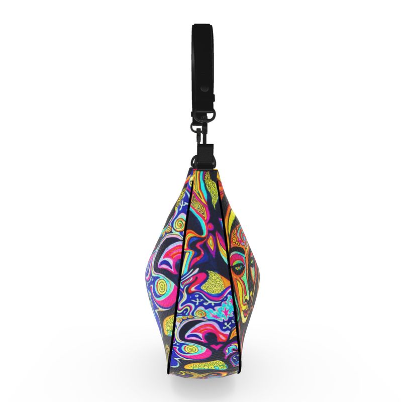 Pulse of The Unseen Curve Hobo Bag