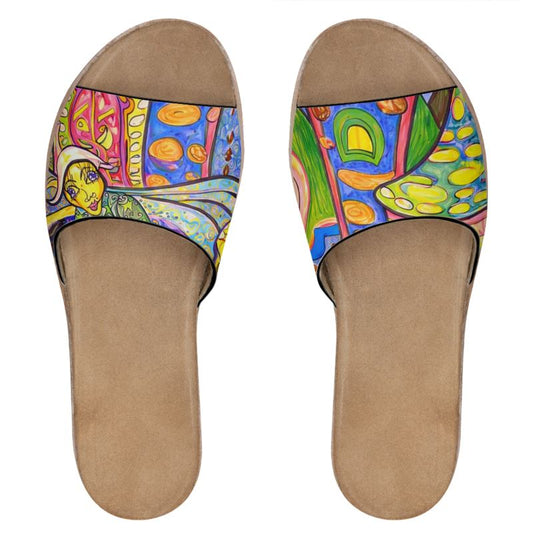 Kandi Kingdom Leather Sliders