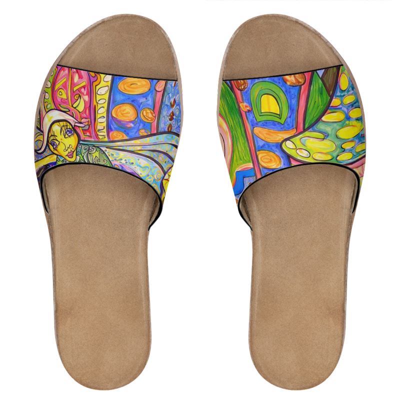 Kandi Kingdom Leather Sliders